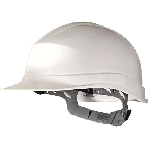 Deltaplus ZIRC1BC Industrieschutzhelm Mit Verstellbarem Kopfband, Weiß, Größe Einstellbar von Deltaplus