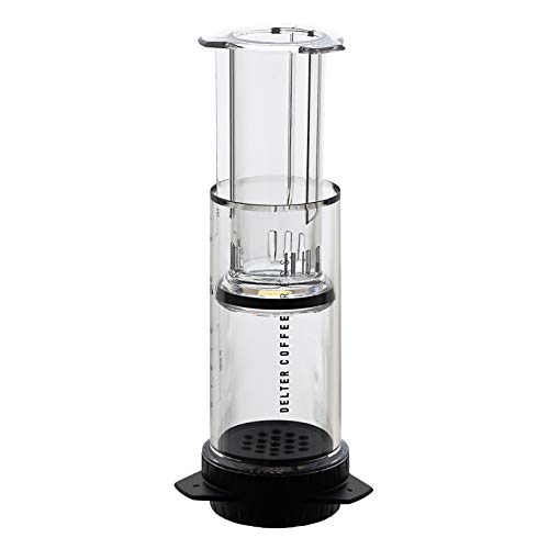 Delter Kaffeepresse, 400 ml, transparent grau von Delter