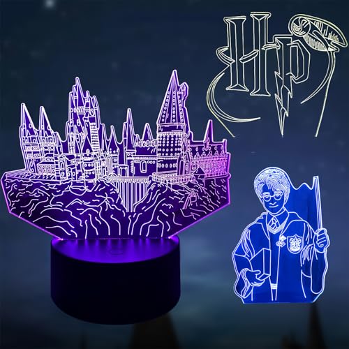 Deluisho Anime 3d Led Kinder Nachtlicht, 3D Led-Nachtlicht Geschenke Lampe, Harry Nachtlicht, 16 Farben Smart Touch, Dimmbares Visuelles Stereoskopisches Nacht-licht Deluisho Anime 3d Led Kinder Nachtlicht, 3D Led-Nachtlicht Geschenke Lampe, Harry Nachtlicht, 16 Farben Smart Touch, Dimmbares Visuelles Stereoskopisches Nacht-licht von Deluisho