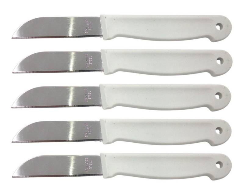 BURI Universalküchenmesser Obstmesser 5er-Set Schälmesser Gemüsemesser Küchenmesser Messerset von BURI