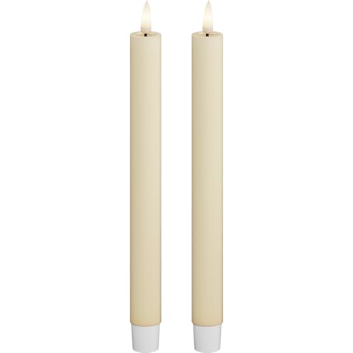 Deluxe Homeart Creme Stabkerze 2 Stck. (24 cm) von Deluxe Homeart