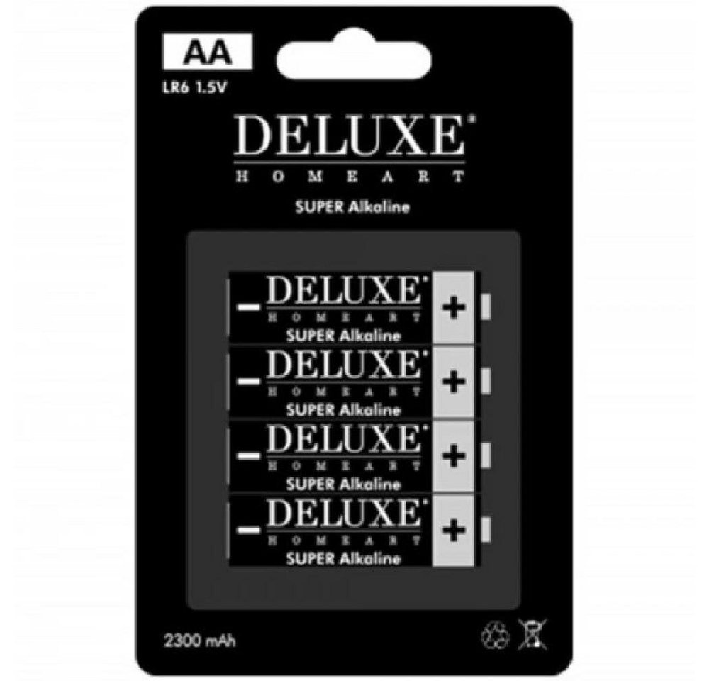 Deluxe Homeart Tafelkerze AA-Batterien LR6 1.5V (2300mAhh) (4-teilig) von Deluxe Homeart