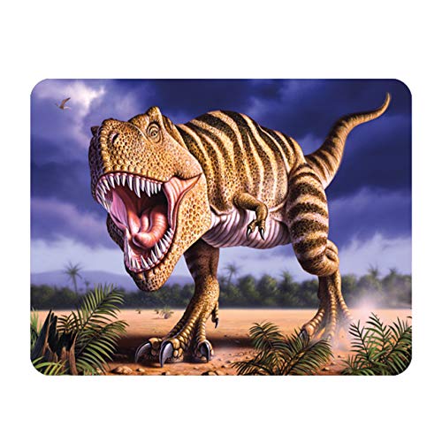 Deluxebase 3D LiveLife Magnet - Braun T-Rex Linsenförmige 3D Dinosaurier Kühlschrankmagnet. Dekoration für Kinder und Erwachsene mit Kunstwerk lizenziert von bekannt Künstler, Jerry LoFaro von Deluxebase