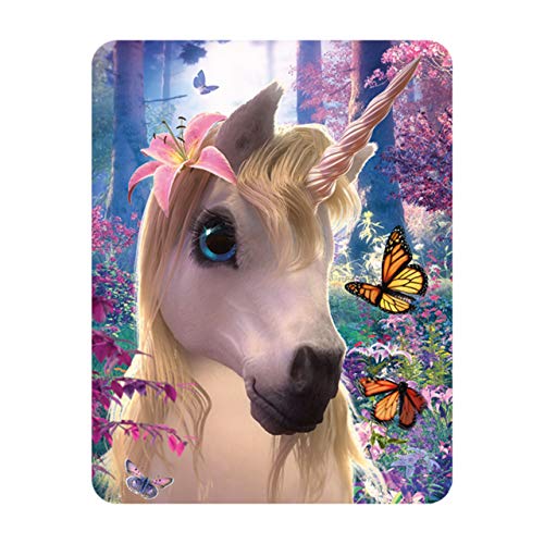 Deluxebase 3D LiveLife Magnet - Süße Uni Linsenförmige 3D Einhorn Kühlschrankmagnet. Dekoration für Kinder und Erwachsene mit Kunstwerk lizenziert von bekannt Künstler, David Penfound von Deluxebase