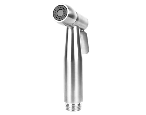 Deluy Handbrause Komplett-Set | Bidet aus gebürstetem Edelstahl | Shataf inkl. brauseschlauch, 3/8 zoll eckregulierventil & wandhalterung Deluy Handbrause Komplett-Set | Bidet aus gebürstetem Edelstahl | Shataf inkl. brauseschlauch, 3/8 zoll eckregulierventil & wandhalterung von Deluy