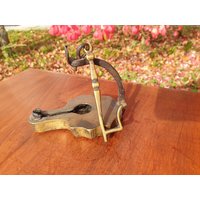 Antike Betty-Lampe/Öllampe , Frosch Lampe Um 1900 von DemDemShop