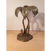 Bronze Messing Skulptur Mann Mit Eine Frau Unter Einer Palme 25 cm Groß Bronze Messing Skulptur Mann Mit Eine Frau Unter Einer Palme 25 cm Groß von DemDemShop