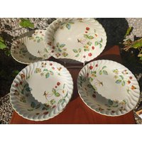 James Kent Old Foley Strawberry Esservice 6 Teilige Set von DemDemShop
