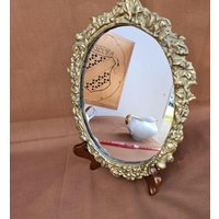 Jugendstil Messing Spiegel Ornamente von DemDemShop