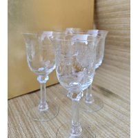 Jugendstil Weingläser Weinglas Kristallglas 5Er Set von DemDemShop