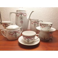 Kpm -Jugendstil -Kaffeeservice Um 19, Jahrhundert Für 5 Personen Vollständig von DemDemShop