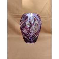 Kristallglas Römer Vase Lila , Blumenvase Bleikristall, 19 cm Groß Kristallglas Römer Vase Lila , Blumenvase Bleikristall, 19 cm Groß von DemDemShop