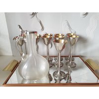 Likör Set , Jugendstil 1920-1930 Er Jahren 11+1 Als Set, 13 Teilig Likör Set , Jugendstil 1920-1930 Er Jahren 11+1 Als Set, 13 Teilig von DemDemShop