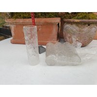 Original Doria Ice Glass Eisglas Ersatzglas Röhre Tube Ca. 13 cm 60S Design 5 Er Set von DemDemShop