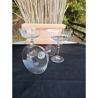 Süssmund Sektschale Champagner Dessert Schalen Kristallglas Geschliffen 3 Er Set von DemDemShop