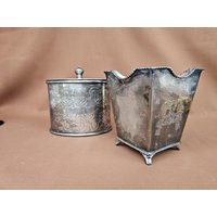 Teedose Und Teelöffel Halter Ein Paar Teeservice von DemDemShop