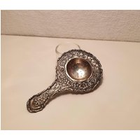 Teesieb Seier Aus 800 Silber Antik Jugendstil Tea Strainer Silver von DemDemShop