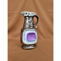 Vintage West German Fat Lava Vase Made By Walter Becht, Shape Number Wb Vintage West German Fat Lava Vase Made By Walter Becht, Shape Number Wb von DemDemShop