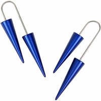 DeMarie Paar Ohrhänger "eloxiertes Aluminium" von Demarie