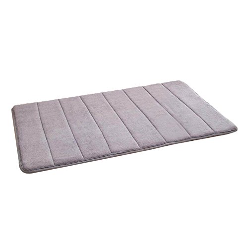 Badezimmerteppich Memory Foam Badeteppiche Saugfähige Badematte Rutschfester Badvorleger Badezimmer Teppich von Demarkt