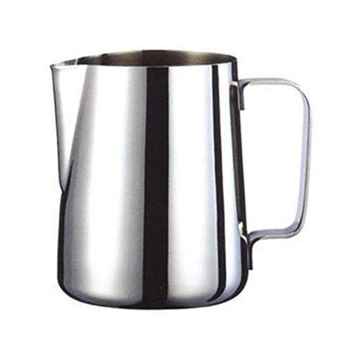 Demarkt Milchkännchen Milk Pitcher Edelstahl Milch Schalen für Milchaufschäumer Craft Kaffee Latte Milch Aufschäumen Krug Latte Art (150ml) von Demarkt