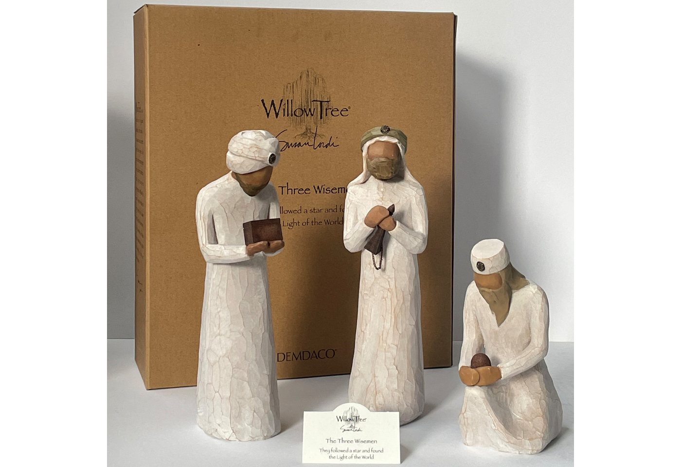 Demdaco Krippenfigur Willow Tree The Three Wise Men I Die heiligen drei Könige, handbemalt von Demdaco