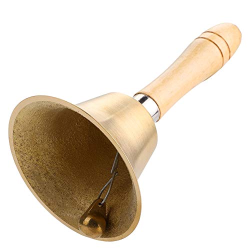8CM Multifunktionale Handglocke Handglocke mit Holzgriff für Schulkinder Spielzeug von Demeras