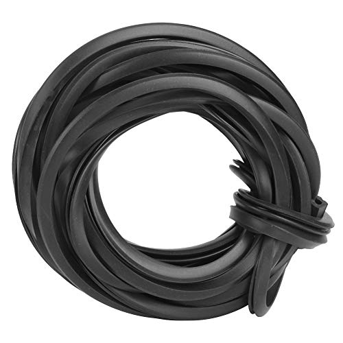 Gummiband, Dichtung aus Gummi, für Gewächshäuser, Heißluftdichtung, Gummidichtung, Glas, Schwarz, 4 m von Demeras
