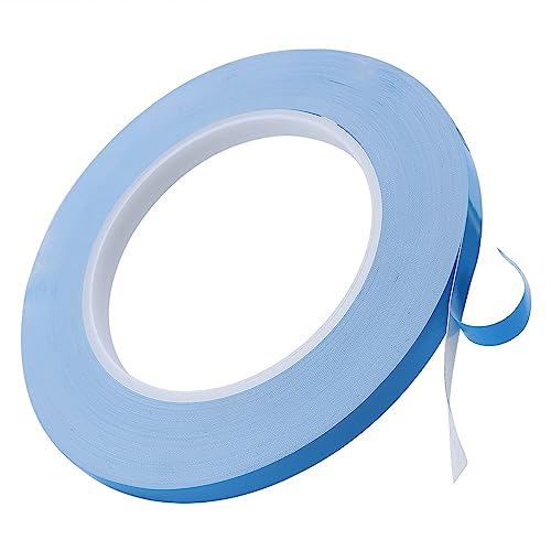 Doppelseitiges Klebeband, Gute Elastizität, Glasfaser-Thermoklebeband, langlebig, hohe Wärmeleitfähigkeit für 0,03 x 0,008 Zoll, für IC-Rippenkühler, fest für LED-Fernseher von Demeras