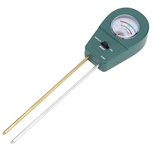 LY101 Bodentester, Hochwertiger Lichtdetektor Zur Erkennung von Temperatur, PH-Wert und Fruchtbarkeitswert von Demeras