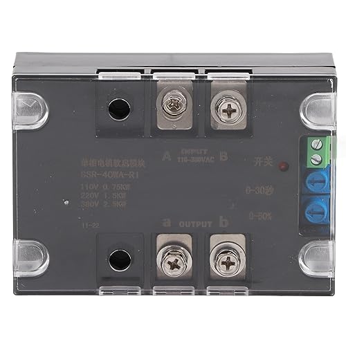 SSR 40WA R1 Motor Startplatine , Solides Elektrisches Zubeh?r , Motor Softstart Controller Modul , Aluminium Unterseite f¨¹r Industriellen Wasserpumpen L¨¹fter (Optisches Modul) von Demeras