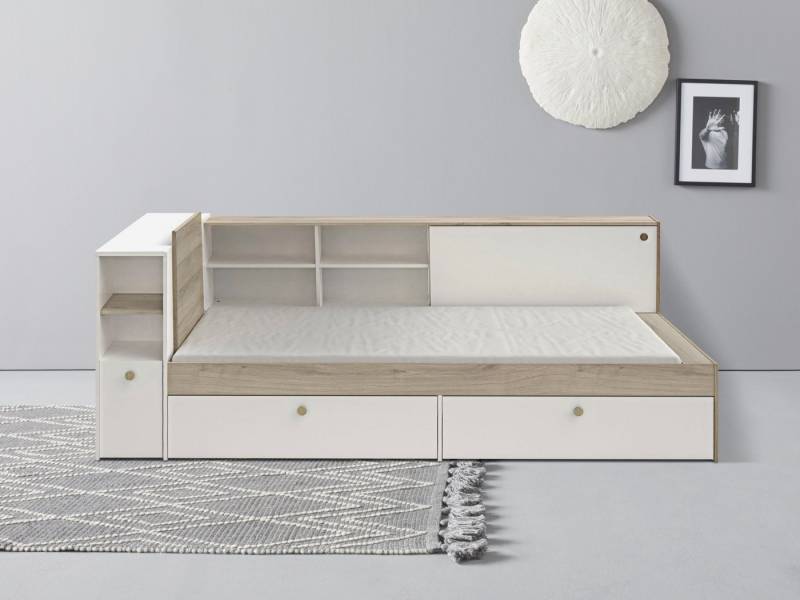 Demeyere GROUP Stauraumbett Life, ideal für kleine Räume, platzsparend, viel Stauraum von Demeyere GROUP