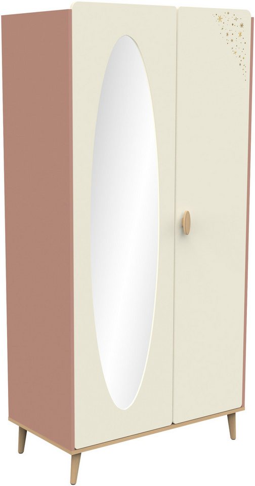 Demeyere GROUP Kinderkleiderschrank Suzie Drehtüren, teilverspiegelt von Demeyere GROUP