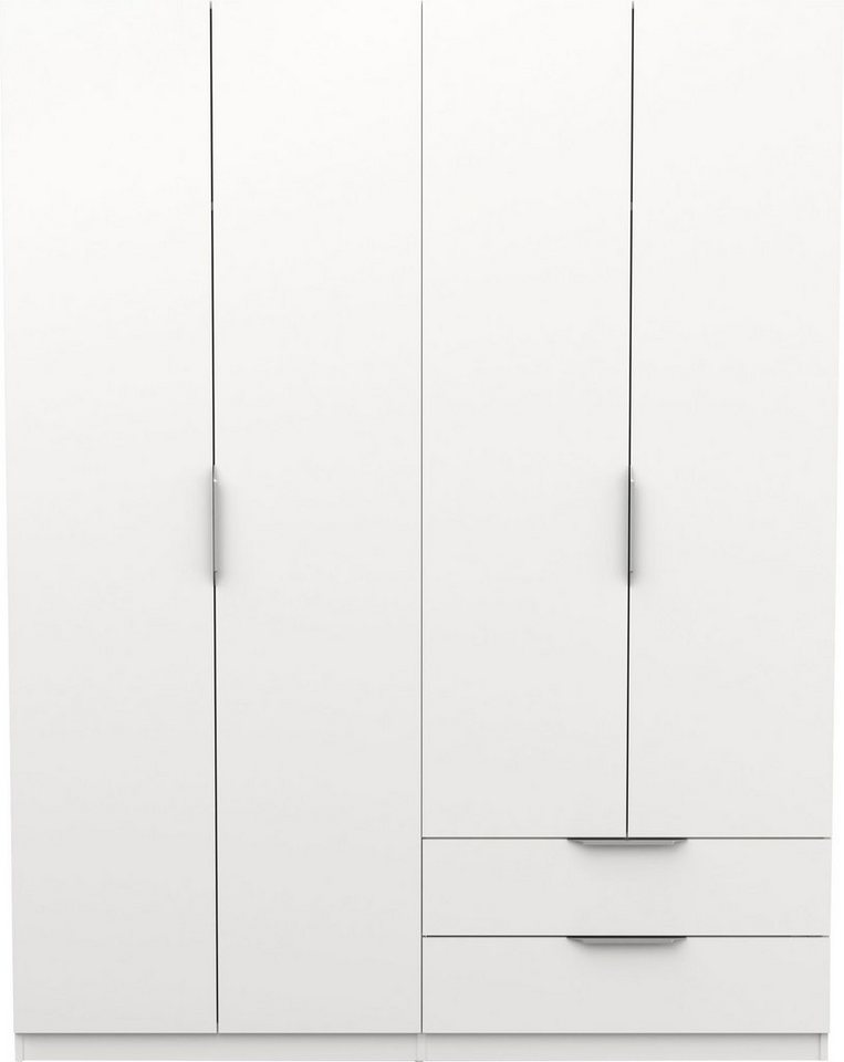 Demeyere GROUP Drehtürenschrank Kinderkleiderschrank, 4 Türen, 2 Schubladen Breite ca. 157cm, Höhe ca. 200cm von Demeyere GROUP
