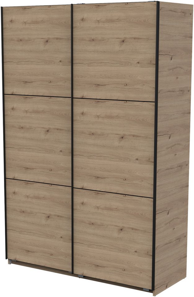 Demeyere GROUP Schiebetürenschrank Alhambra (B/H/T ca. 148/224/60cm) viel Stauraum, 2 Kleiderstangen aus Stahl, viele Ablageflächen von Demeyere GROUP