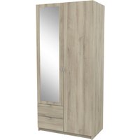 Demeyere GROUP Kleiderschrank "Mellie" SCHRANK 2-TUERIG 1 SPIEGEL 2 SCHUBLADEN von Demeyere Group