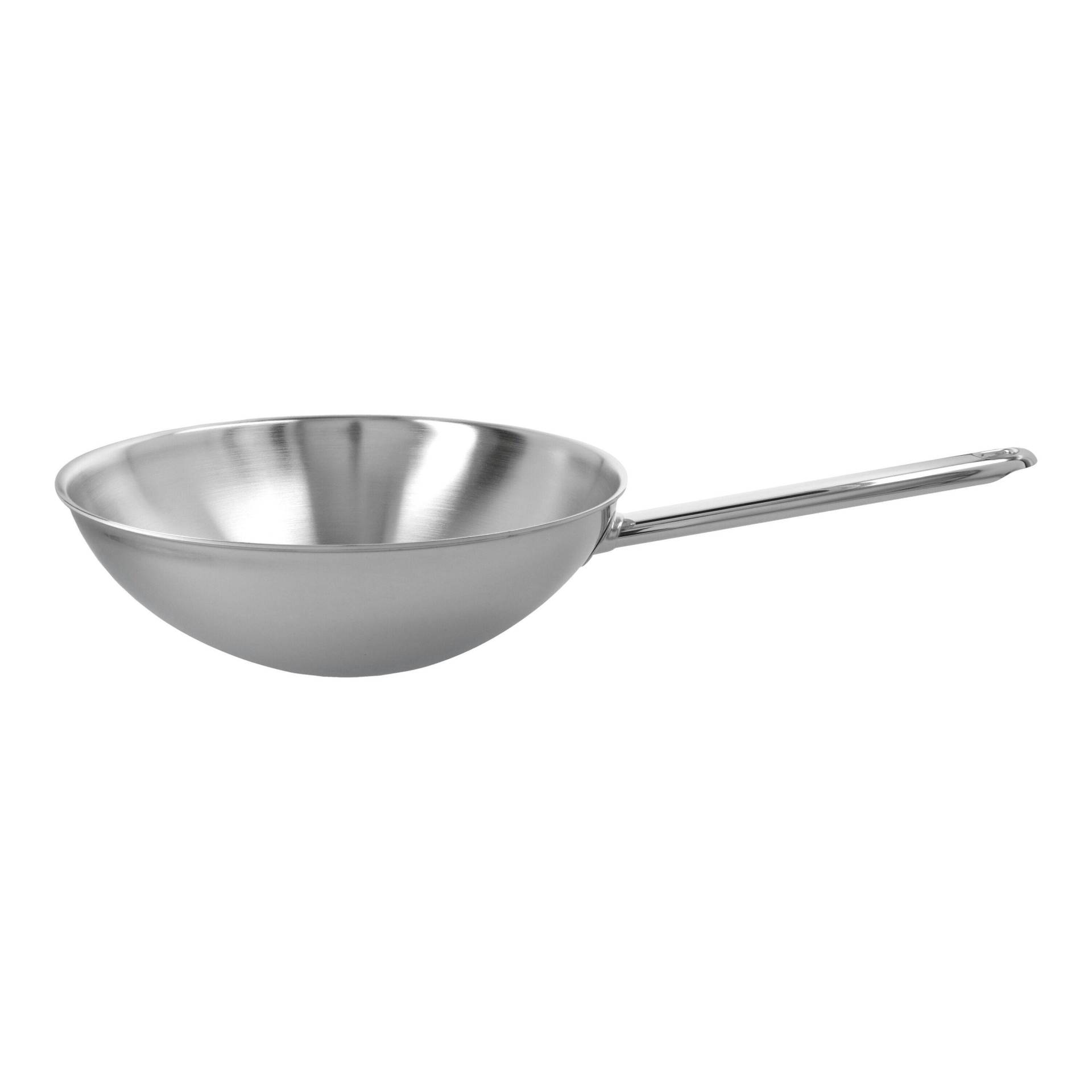 Demeyere Apollo 7 Wok flacher Boden 26 cm, 18/10 Edelstahl von Demeyere