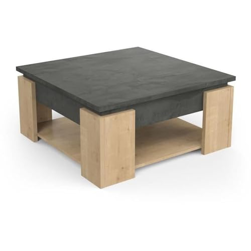 Demeyere Table Basse - Austin - 800 x 800 x 372mm - Fabriqué en France - Garantie 2 ans von Demeyere