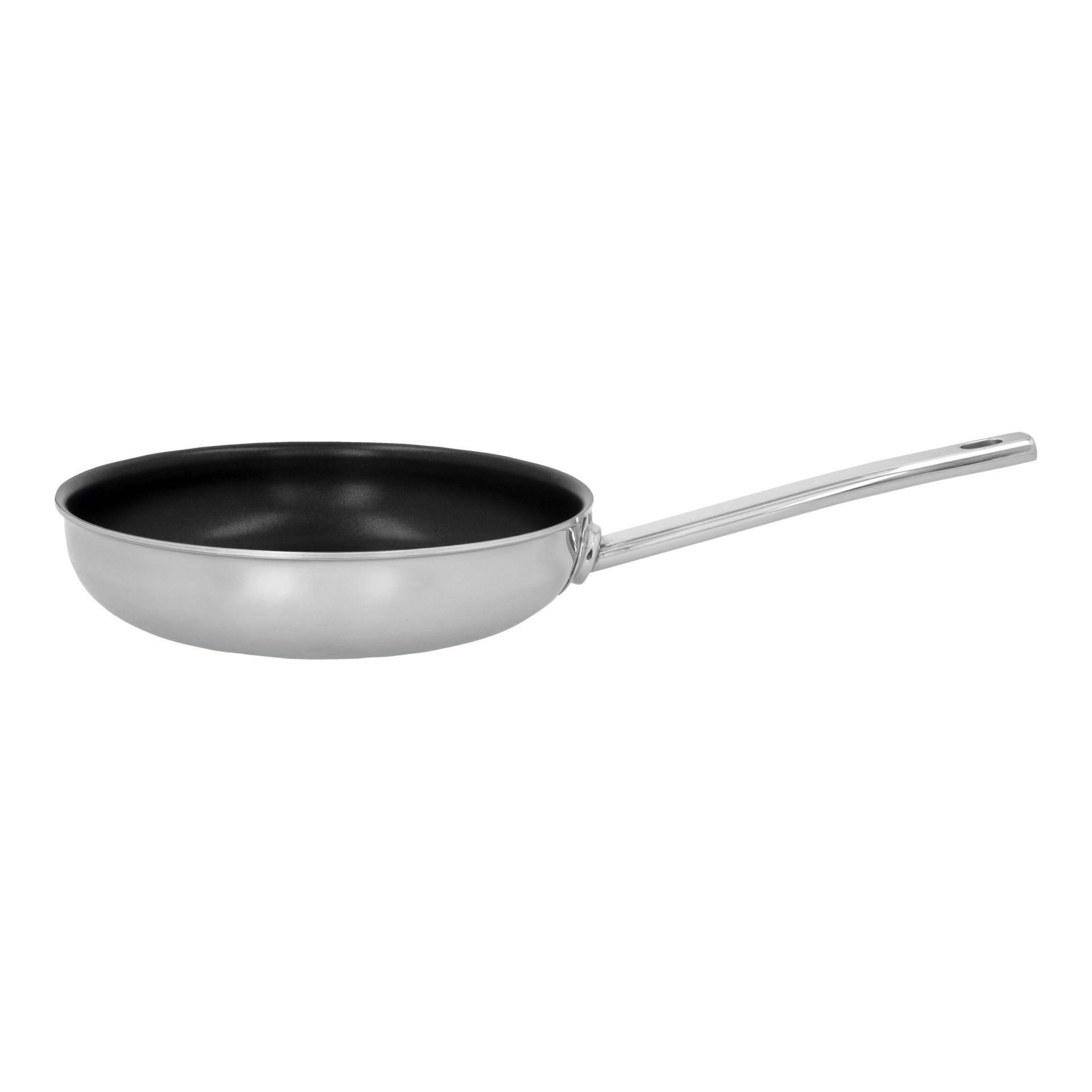 Demeyere Ecoline 5 Bratpfanne 24 cm, 18/10 Edelstahl, Silber-Schwarz von Demeyere