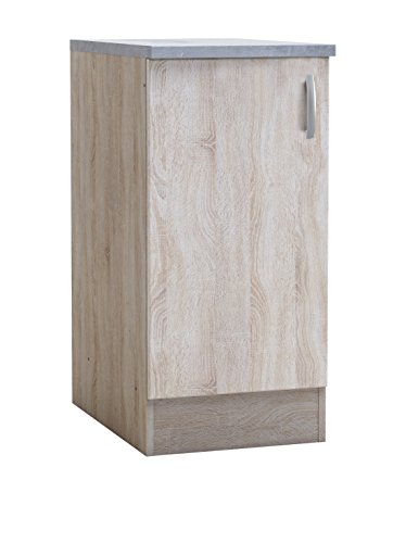 Links Demeyere Native A1 40 cm Meuble Bas 1porta. Dim. 40 * 60 * 85H cm. truciolare. chêne. von Demeyere