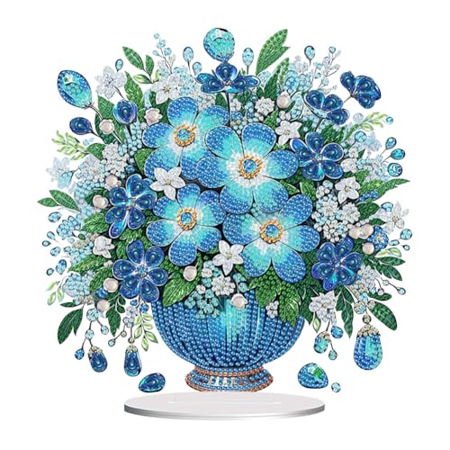 5D DIY Diamond Painting Tischdeko Tiere und Blumen Set, Diamant Malerei Tisch Deko Ornament, Diamant Painting Tiere Blumen Kit für Anfänger Deko Geschenke (30) von Demiawaking