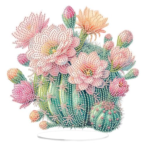 5D DIY Diamond Painting Tischdeko Tiere und Blumen Set, Diamant Malerei Tisch Deko Ornament, Diamant Painting Tiere Blumen Kit für Anfänger Deko Geschenke (38) von Demiawaking