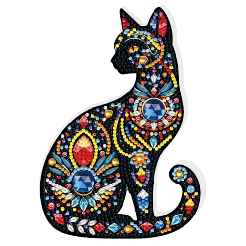 5D DIY Diamond Painting Tischdeko Tiere und Blumen Set, Diamant Malerei Tisch Deko Ornament, Diamant Painting Tiere Blumen Kit für Anfänger Deko Geschenke (45) von Demiawaking