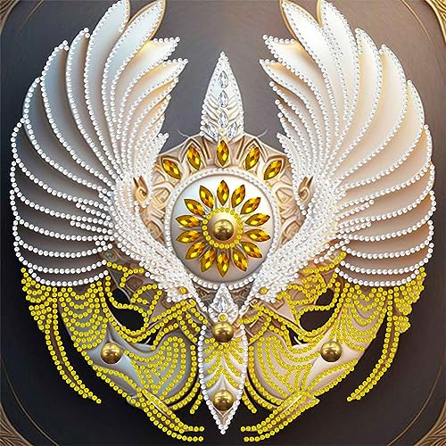 5D Teilweise Drill DIY Diamond Painting Bilder Blumen Herz Set, Teilbohrer Diamant Painting Blumen Kit, Mahlen nach Zahlen Diamant malerei 30x30cm (01) von Demiawaking