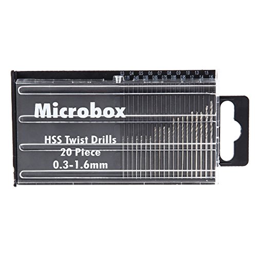 Demiawaking 20x Microbox Mini Micro Bohrer HSS Spiralbohrer Set 0.3mm-1.6mm Modell Handwerk Demiawaking 20x Microbox Mini Micro Bohrer HSS Spiralbohrer Set 0.3mm-1.6mm Modell Handwerk von Demiawaking
