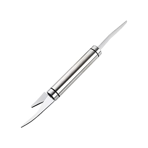 Demiawaking 5-in-1 Multifunktion Edelstahl Fischmaulmesser, Garnelenschäler, Fischfiletiermesser, Fischschupper, Fischmesser, Küche Werkzeug (1Pc) von Demiawaking