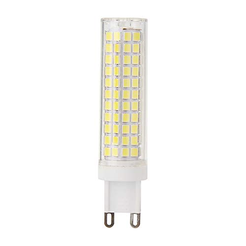 Demiawaking 5Pack G9 LED Lampe Warmweiß 15W 1500 Lumen 2835SMD 220V 360 Beam Dimmbar Glühlampe Maislicht Kronleuchter Keramik Ersatz Für Halogenlampe (Kaltweiß) von Demiawaking