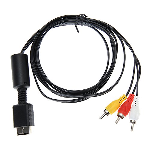 Demiawaking 6FT 1.8M Audio Video AV Kabel zu RCA Für Sony PS2 PS3 Playstation System (1Stk.) von Demiawaking
