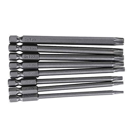 Demiawaking 8 Set 100mm Länge Magnetischen Torx Schraubendreher Bits Set Demiawaking 8 Set 100mm Länge Magnetischen Torx Schraubendreher Bits Set von Demiawaking