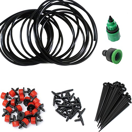 Demiawaking Automatische Pflanze Garten Wasser Bewässerung Kit Set Micro Drip Bewässerungssystem (5m) von Demiawaking